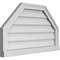 Ekena Millwork Octagonal Top Surface Mount PVC Gable Vent w/ 2"W x 2"P Brickmould Sill Frame, 30"W x 18"H GVPOT30X1803SN - alternate 3